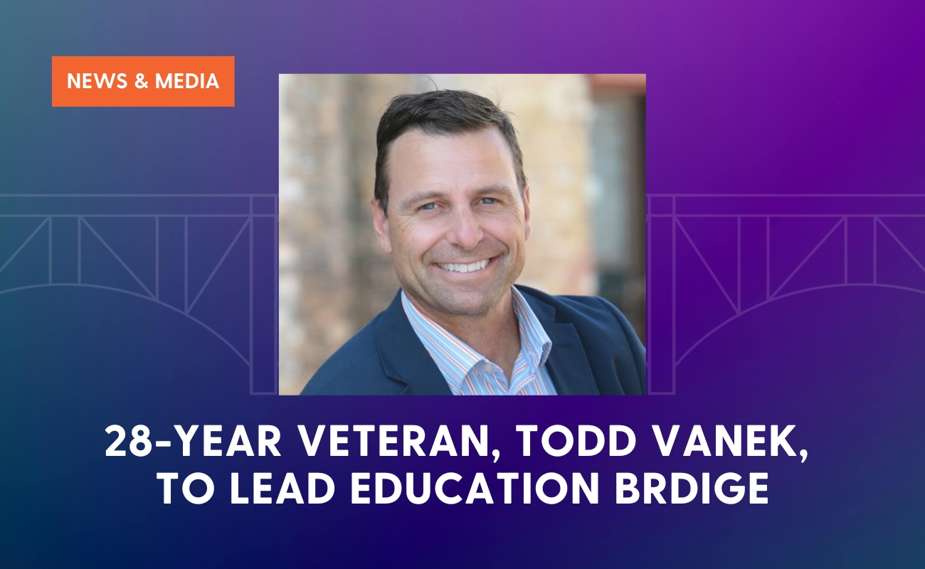Todd Vanek named Senior Vice President of Education Bridge to support K-12 educational publishers.