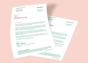Insurance related letter paper