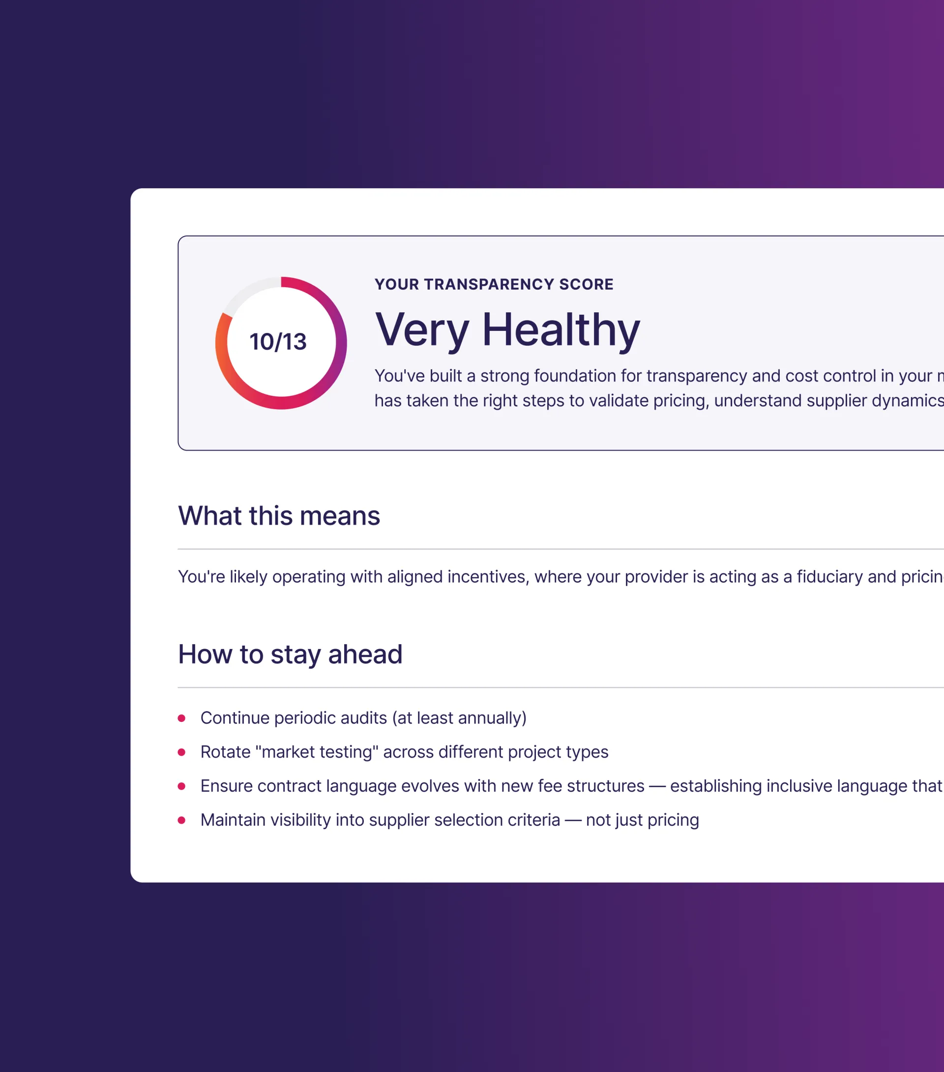 Transparency Check